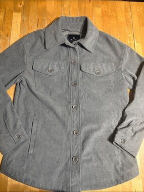 Bagatelle Collection Gray Corduroy Shirt Jacket